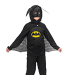 Strój Dla Chłopca Kostium Batman 122-134 + Maska LED