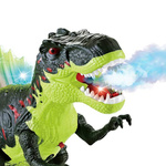 DINOZAUR - FIGURKA TYRANOZAUR ZIELONY DINOZAUR ZABAWKA INTERAKTYWNA 