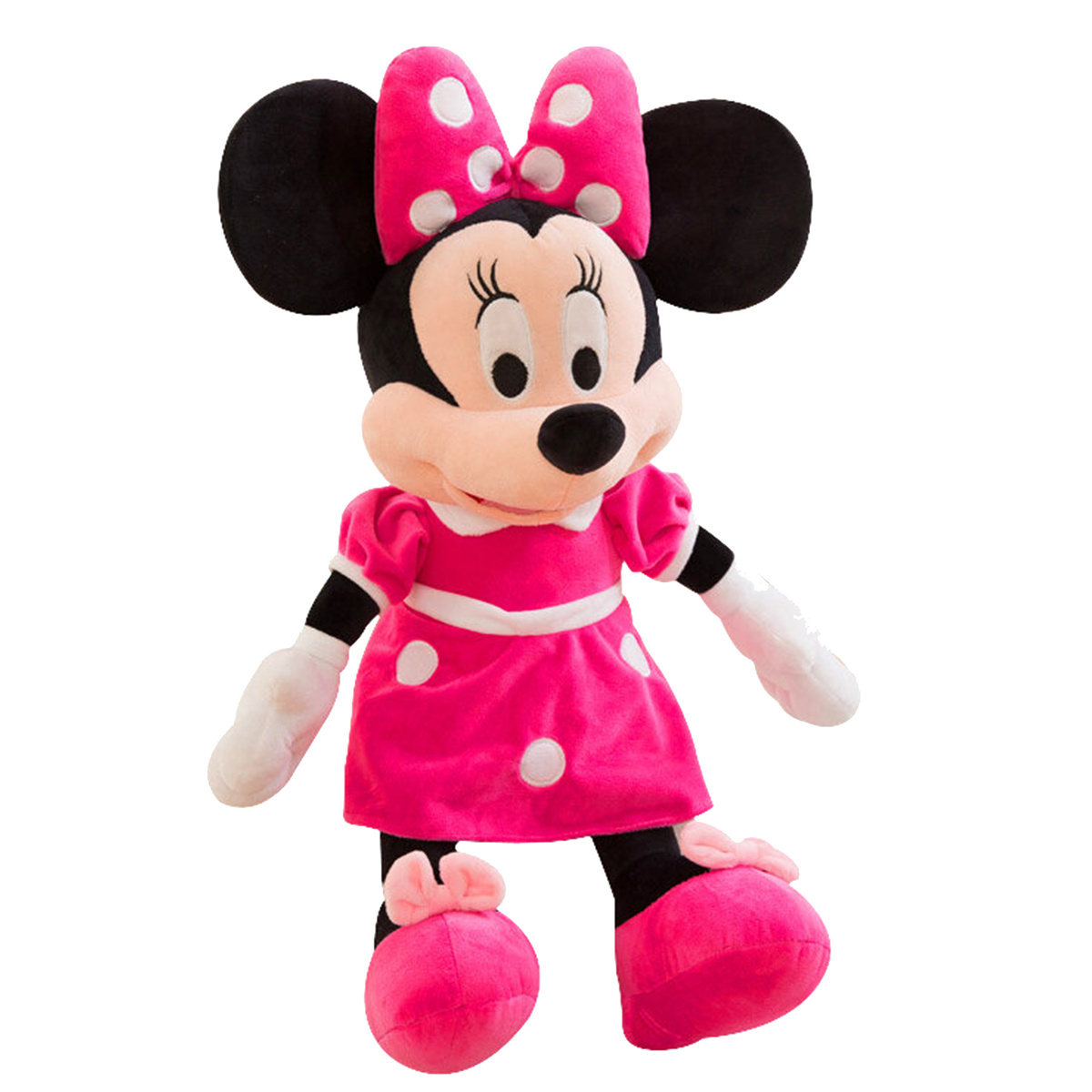 MYSZKA MINNIE - MASKOTKA MINNIE PLUSZAK Z DŹWIĘKIEM 60CM PLUSZAK Z BAJKI