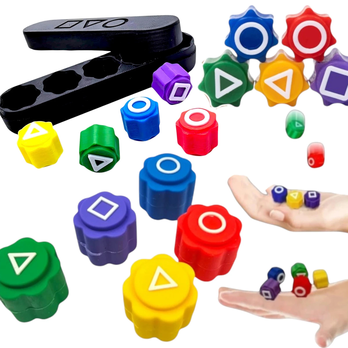 GONGGI Koreańska gra zręcznościowa kości w etui  - SQUID GAME